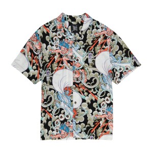 Ed Hardy Japan Bee Camp Shirt Multicolor | LIYM79148